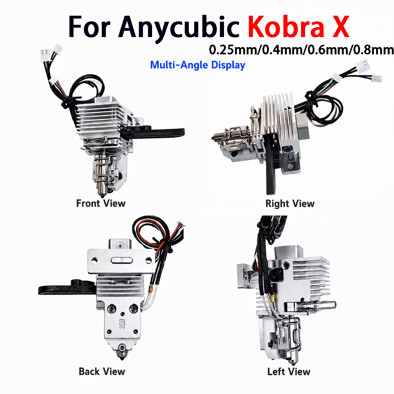 Hotend Assembly - 0.25 0.4 0.6 0.8mm 핫엔드 키트