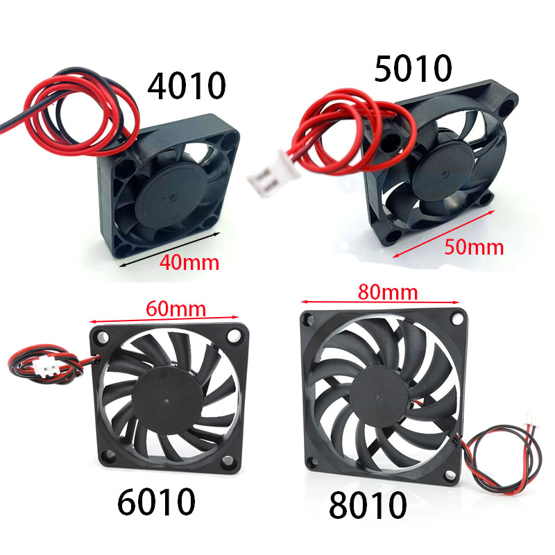 Extruder - 5V 12V 24V 냉각 팬 4010