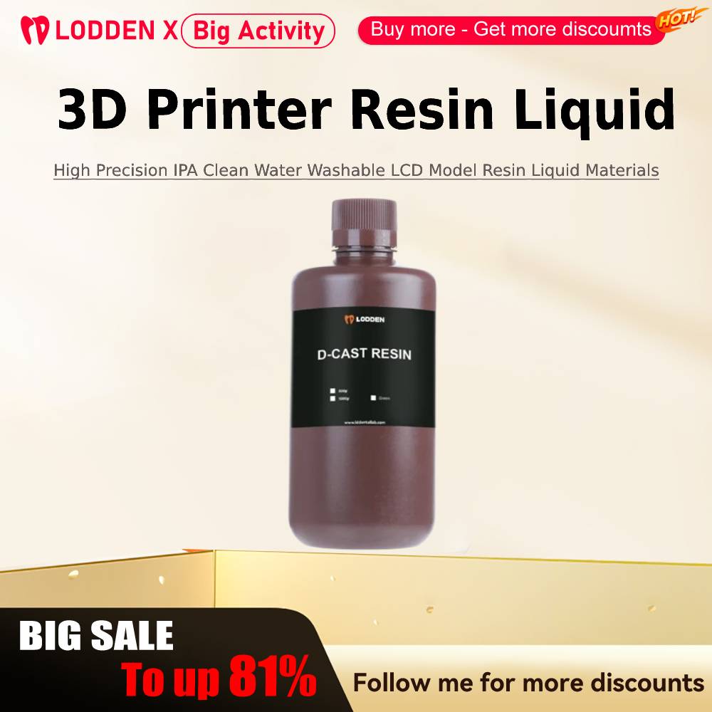 Resin Printer - Lodden 3D 프린터 수지 액체 385/405nm