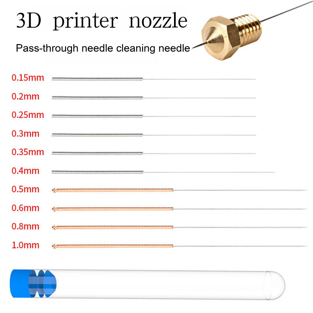 Fdm Printer - 스테인레스 스틸 0.4mm 노즐 청소 키트,