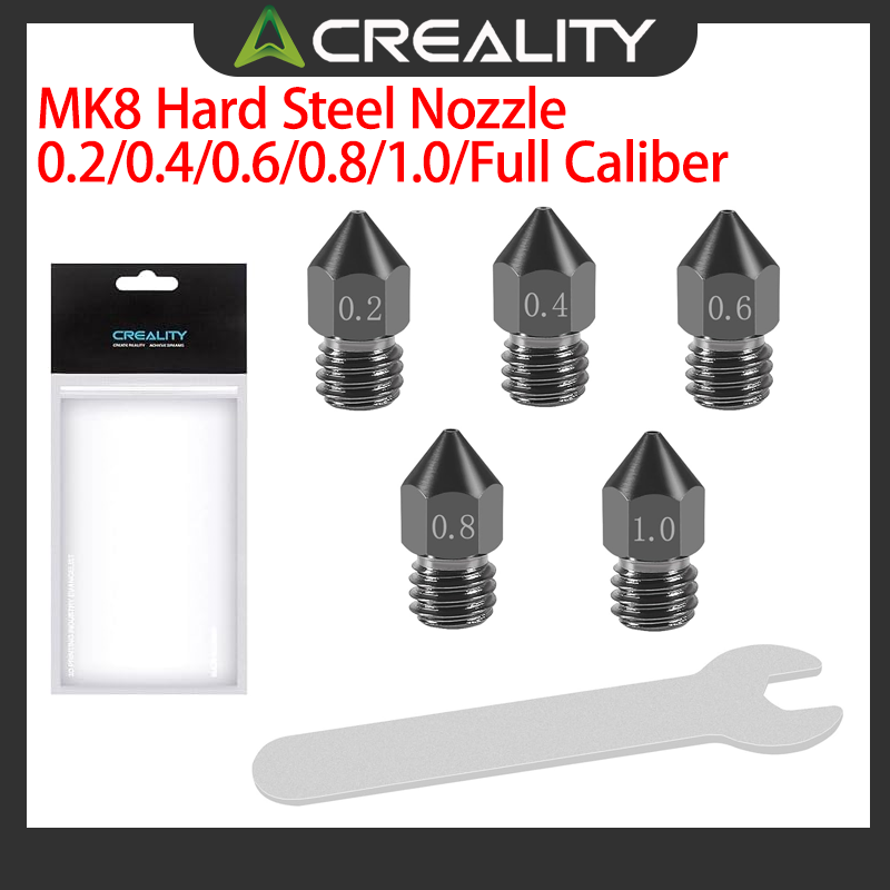 Hotend 0.4Mm - Creality 공식 MK8 하드 스틸 노즐