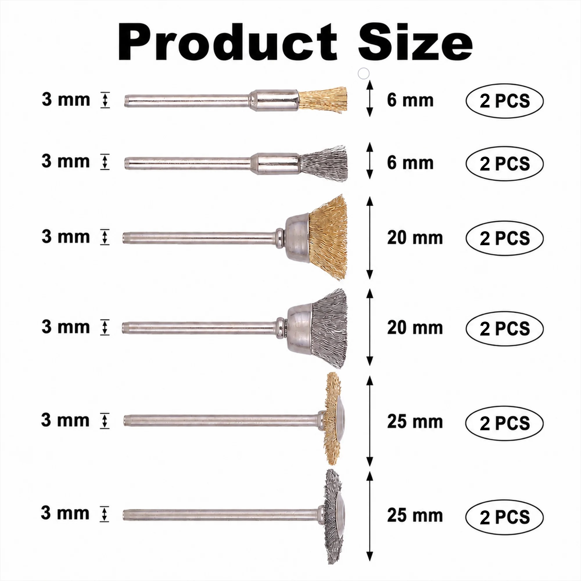 12Pcs 황동 브러시 강철 와이어 휠 브러쉬 드릴 로 - Nozzle Brass 리뷰 및 가격