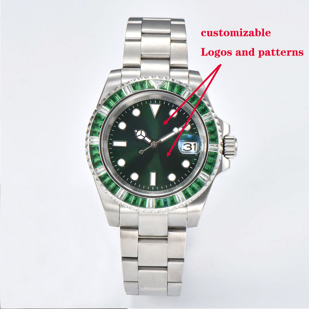 40mm 럭셔리 다이빙 남성용 시계 NH35 무브먼트  - Glass Bed 리뷰 및 가격
