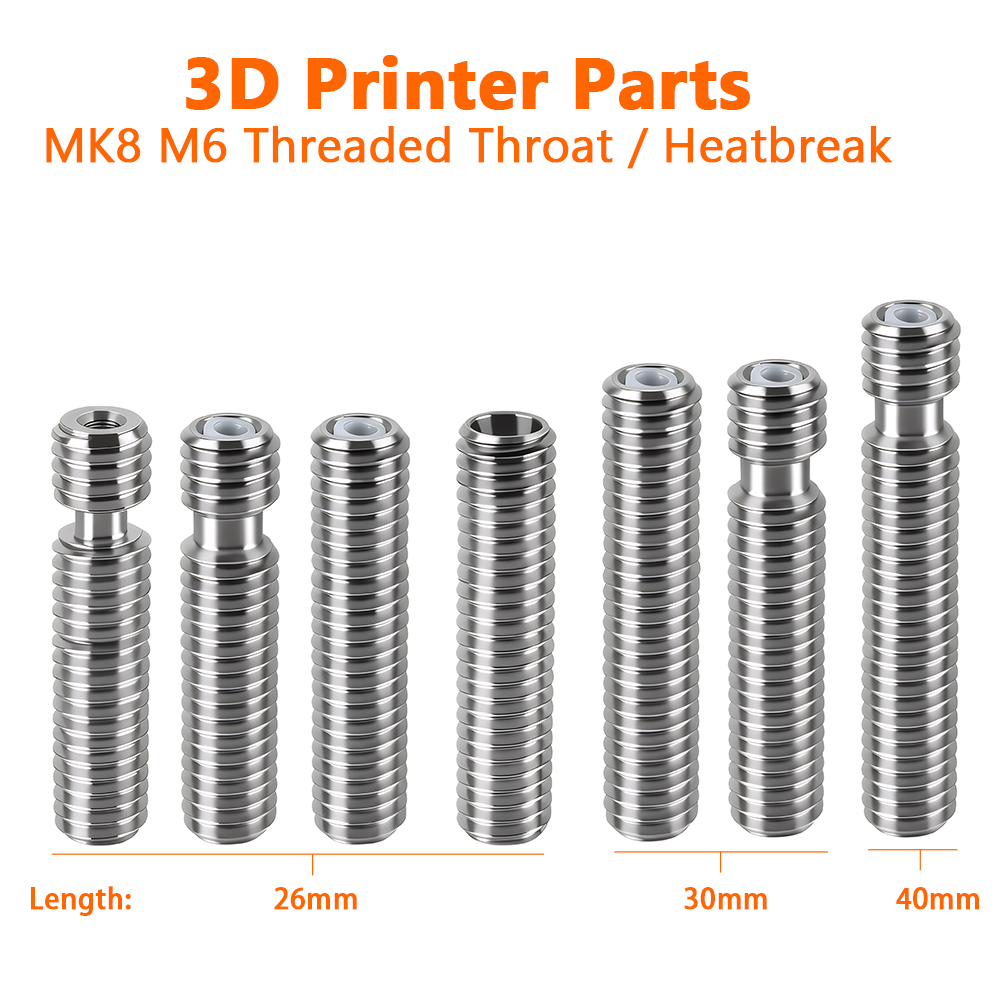 M6 목구멍 26mm 30mm 40mm 길이(MK8 1 - Direct Drive Extruder 리뷰 및 가격