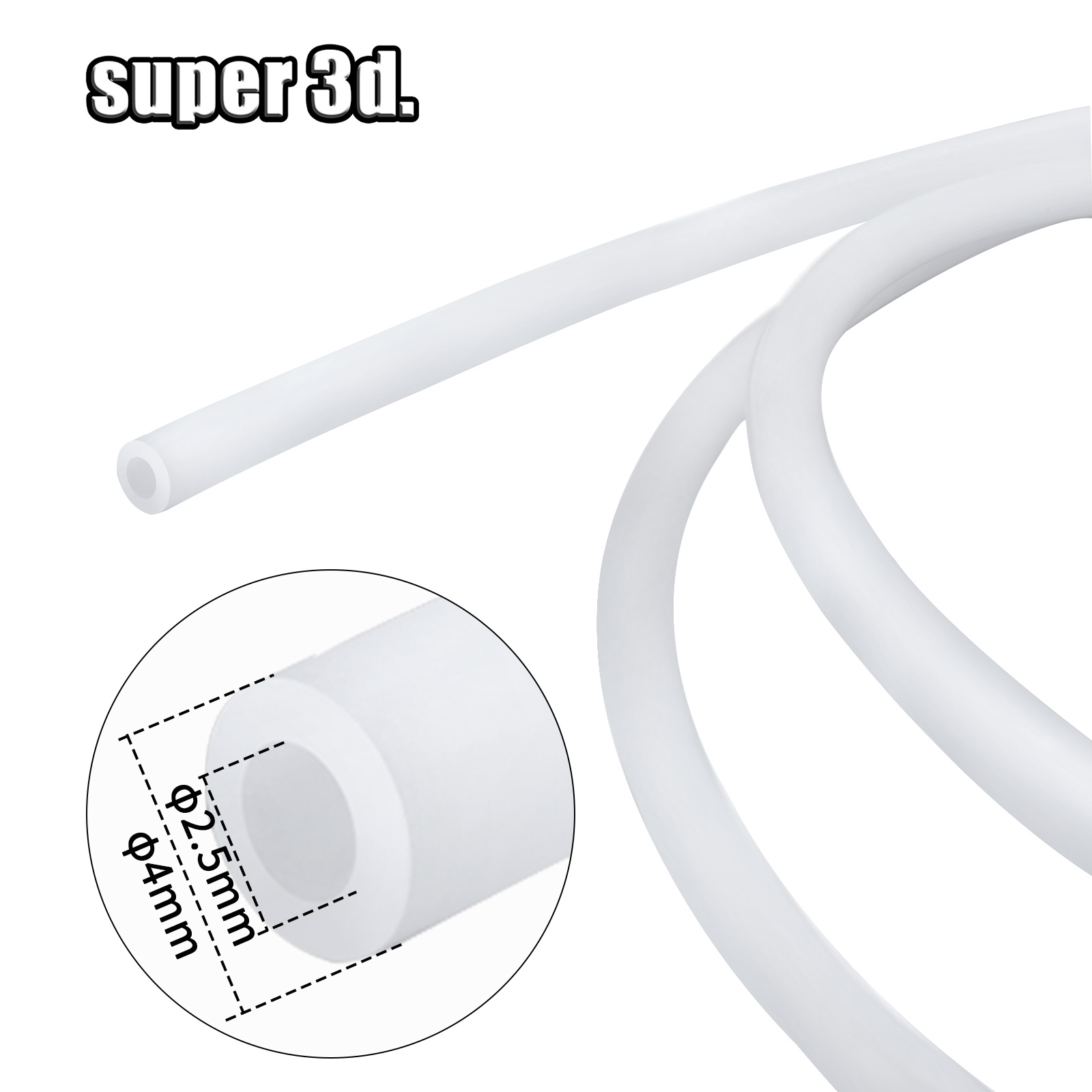 1/2/50M Bambu Lab PTFE 튜브 ID 2 - Direct Drive Extruder 리뷰 및 가격
