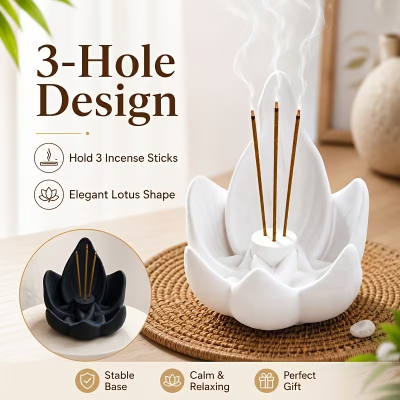 중국풍 젠 스타일 연꽃 향로 3구 플라스틱 연꽃 향로  - 3D Printer Stand 리뷰 및 가격