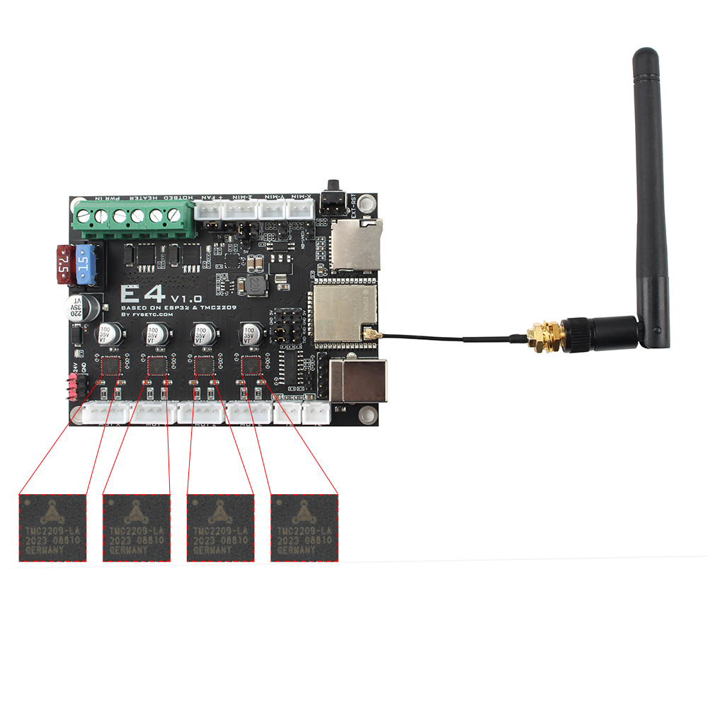 FYSETC 와이파이 및 블루투스 내장 E4 보드, T - Mks Sgen 리뷰 및 가격