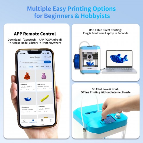 지이테크 EU 창고 M1S 미니 3D FDM 프린터 완 - Fdm Printer 리뷰 및 가격