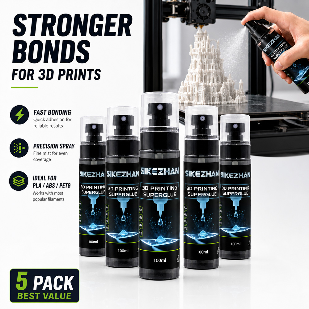 5Pcs 3D 프린터 접착제 스프레이 100ml 슈퍼  - Abs Filament 리뷰 및 가격