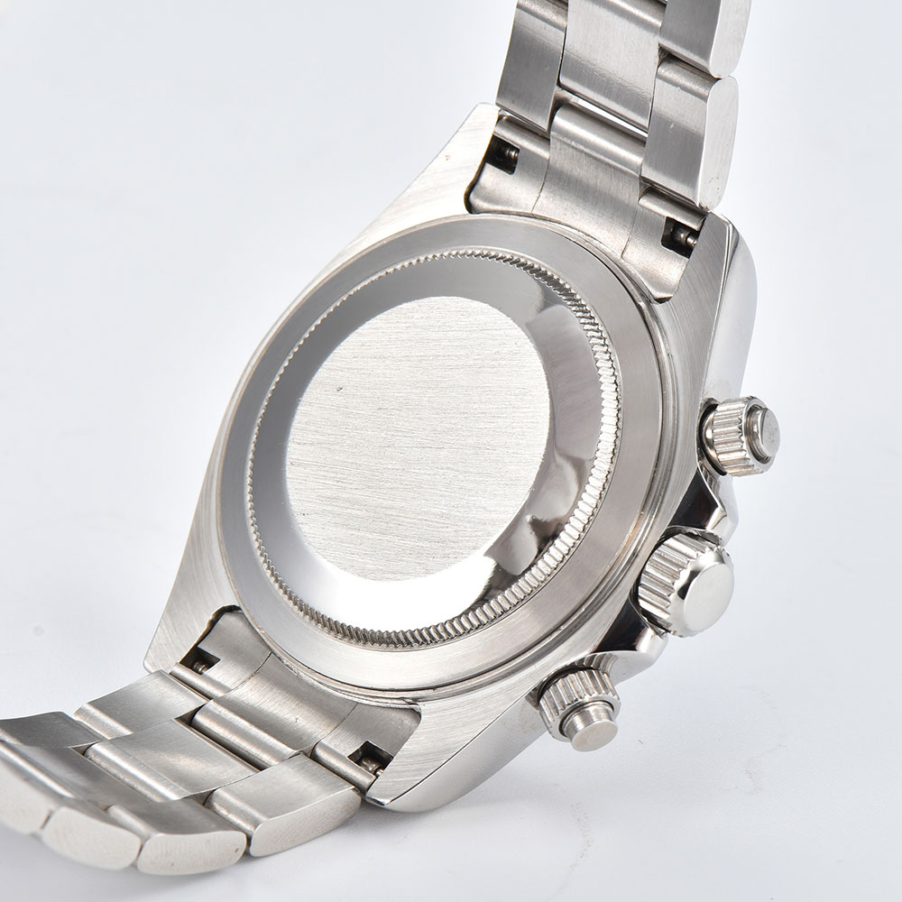39mm 실버 시계 VK63 무브먼트 사파이어 글래스  - Glass Bed 리뷰 및 가격