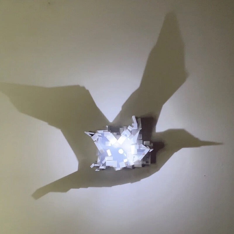 드롭쉬핑 3D 라이트 섀도우 무드등, 인터랙티브 무드등 - Glass Bed 리뷰 및 가격