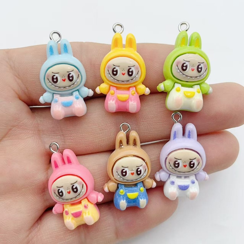 10Pcs Kawaii 토끼 딸기 하우스 수지 참 귀여 - Resin 리뷰 및 가격