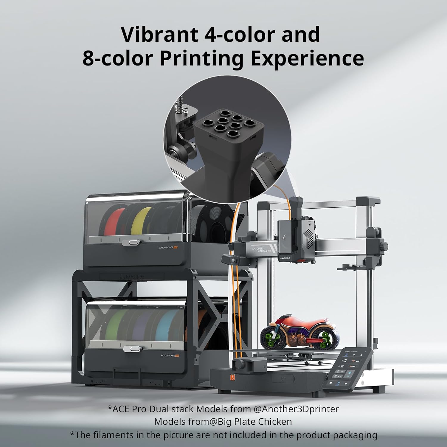 Kobra 3 V2 콤보 3D 프린터용 스마트 멀티컬러 - 3D Printer 리뷰 및 가격