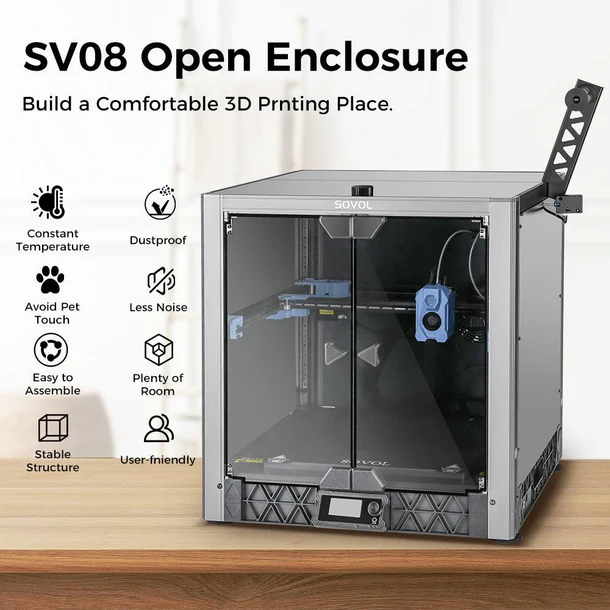 소볼 신제품 3D 프린터 SV08 금속 및 실리콘 보라 - 3D Printer 리뷰 및 가격