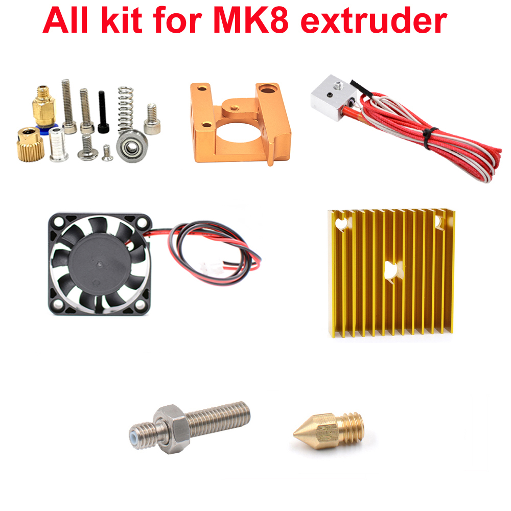 MK8 압출기 키트 J-헤드 핫엔드 노즐 0.4mm 공 - Filament 1.75 리뷰 및 가격