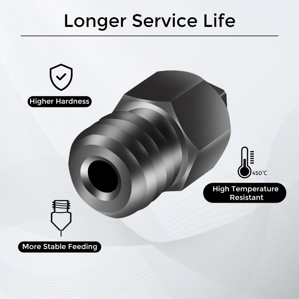Creality 공식 MK8 하드 스틸 노즐 0.2mm - Hotend 0.4Mm 리뷰 및 가격