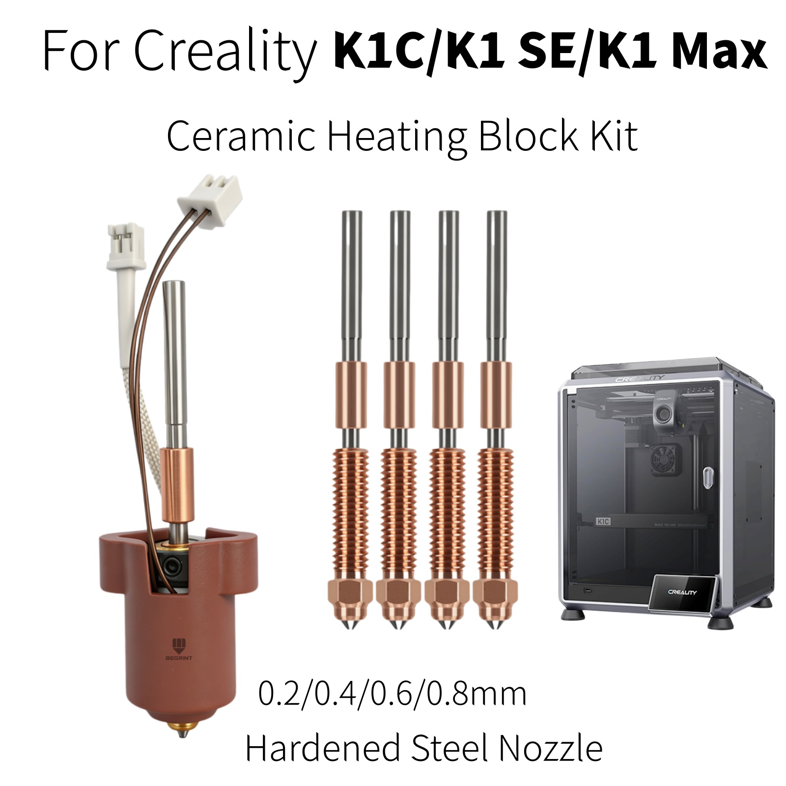 Creality K1C K1 MAX 핫엔드(세라믹 히팅 - Hotend Assembly 리뷰 및 가격
