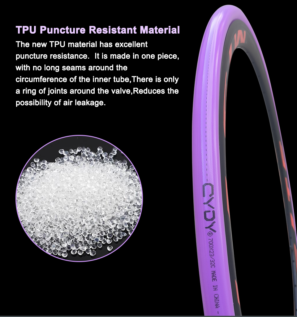 46g CYDY TPU 그래블 자전거 이너 튜브 700 - Filament 1.75 리뷰 및 가격